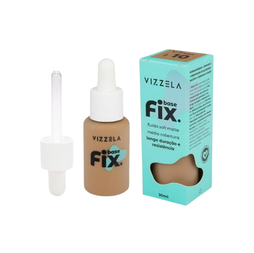 BASE FIX MÉDIA COBERTURA - COR 10 / VIZZELA