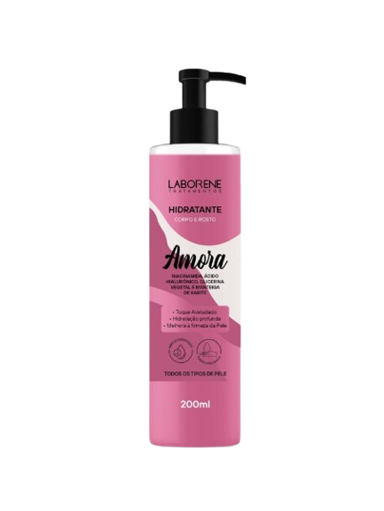 HIDRATANTE CORPO E ROSTO - AMORA 200ML / LABORENE