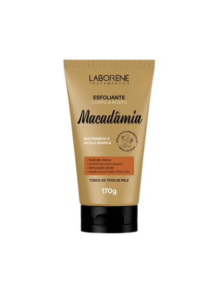 ESFOLIANTE CORPO E ROSTO - MACADÂMIA 170G / LABORENE