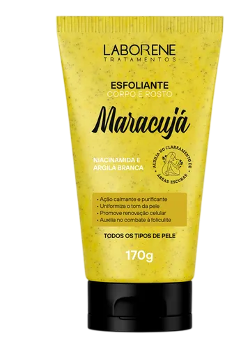 ESFOLIANTE CORPO E ROSTO - MARACUJÁ 170G / LABORENE