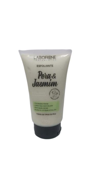 ESFOLIANTE CORPO E ROSTO - PÊRA E JASMIM 170G / LABORENE