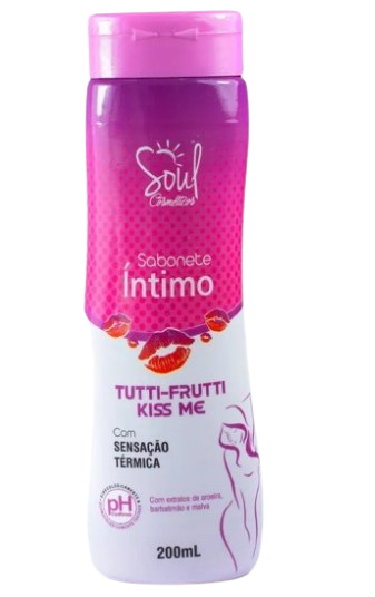 SABONETE ÍNTIMO - TUTTI-FRUTTI KISS ME / SOUL COSMÉTICOS