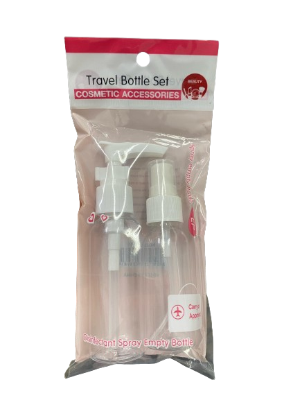 KIT C/ 2 PCS DE MINI FRASCOS