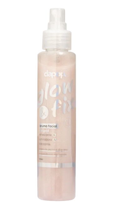 BRUMA FÁCIAL GLOW & FIX - ROSÉ GOLD / DAPOP