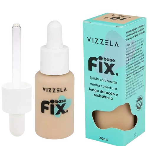 BASE FIX MÉDIA COBERTURA - COR 01 / VIZZELA