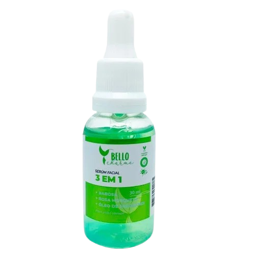SÉRUM FACIAL 3 EM 1 PARA PELES OLEOSAS / BELLO CHARME