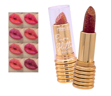 BATOM EM BALA - PURE GLITTER / PINK21