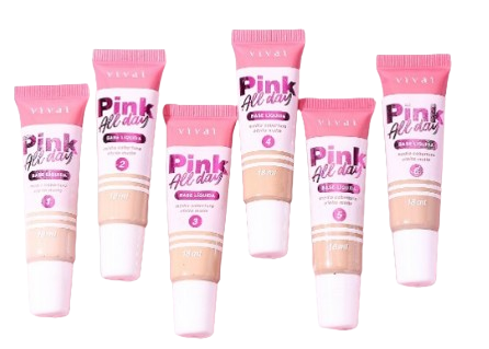 BASE LÍQUIDA MÉDIA COBERTURA PINK ALL DAY / VIVAI