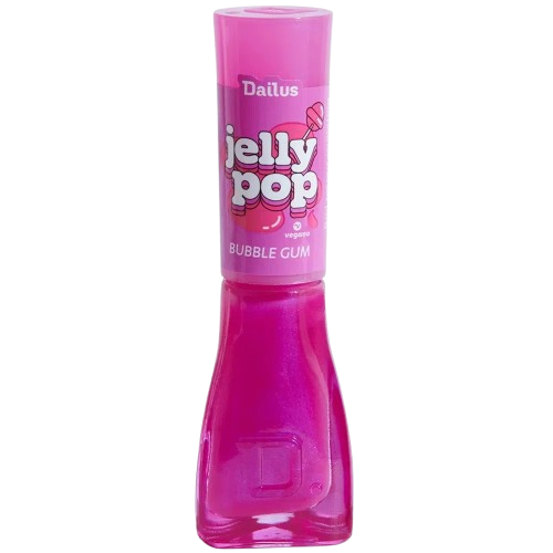 ESMALTE TOP COAT HOLOGRÁFICO - BUBBLE GUM / DAILUS