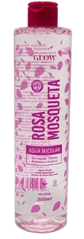 ÁGUA MICELAR - ROSA MOSQUETA / GLOW MAKEUP