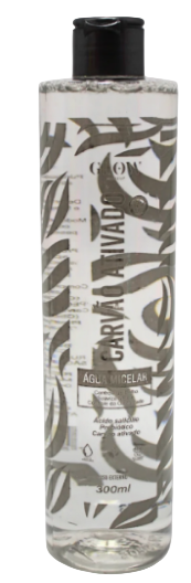 ÁGUA MICELAR - CARVÃO ATIVADO / GLOW MAKEUP