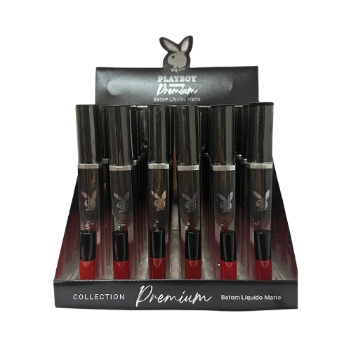 BOX BATOM LÍQUIDO MATTE - PREMIUM COLLECTION / PLAYBOY