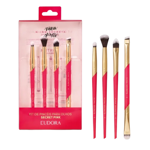 KIT DE PINCÉIS PARA OLHOS | SECRET PINK / VULT