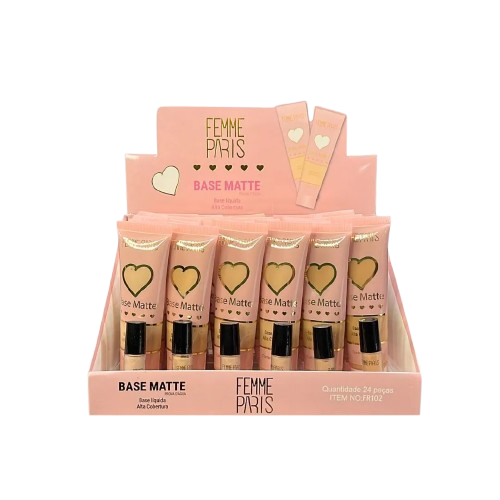 BASE MATTE LÍQUIDA | ALTA COBERTURA / FEMME PARIS