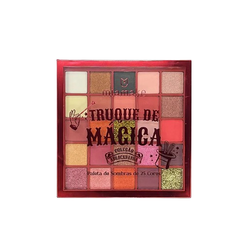 PALETA DE SOMBRAS 25 CORES - TRUQUE DE MÁGICA / MIA MAKE