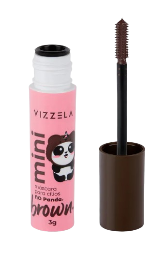 MINI MÁSCARA DE CÍLIOS | NO PANDA - BROWN / VIZZELA