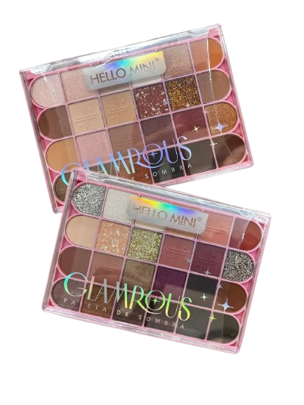 PALETA DE SOMBRAS - GLAMROUS / HELLO MINI