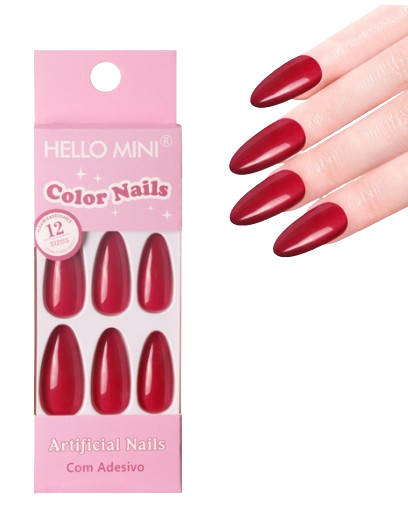 UNHAS POSTIÇAS COLOR NAILS - OY1410-7 / HELLO MINI