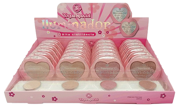 ILUMINADOR COMPACTO HEART - TS01002 / TOQUE SPECIAL