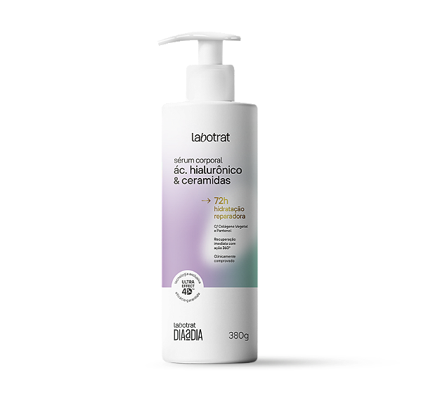 SÉRUM CORPORAL ÁCIDO HIALURÔNICO & CERAMIDAS - 380G / LABOTRAT