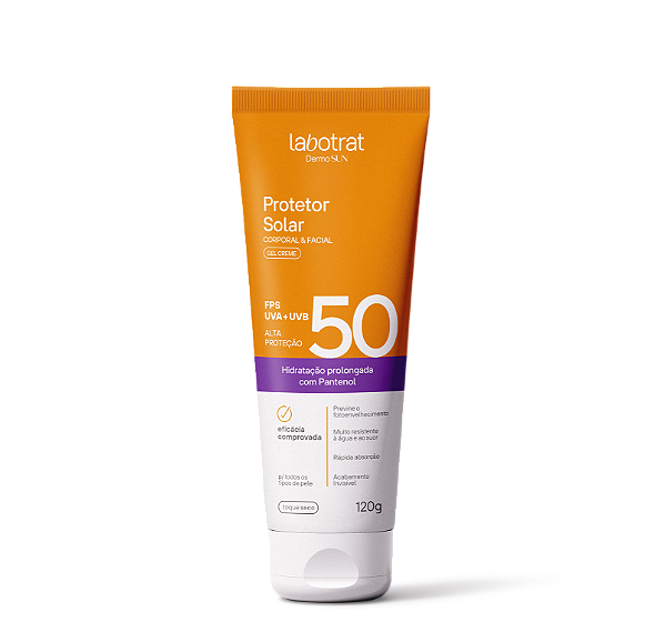 PROTETOR SOLAR CORPORAL E FACIAL FPS 50 - 120G / LABOTRAT