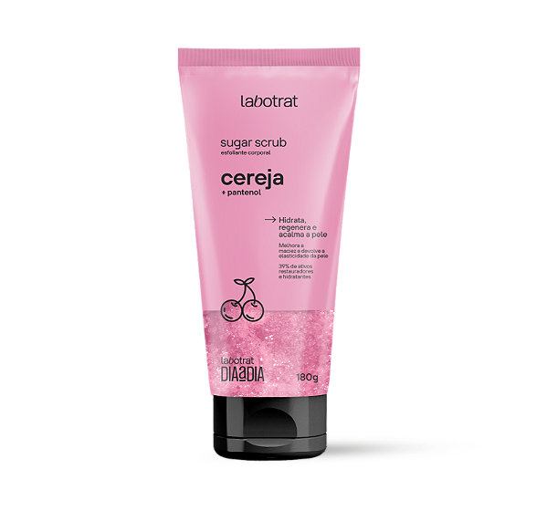 ESFOLIANTE CORPORAL SUGAR SCRUB 180G - CEREJA / LABOTRAT