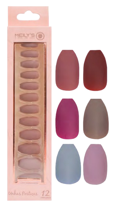 KIT DE UNHAS C/ 12 PCS - MU-500-4 / MEILY´S