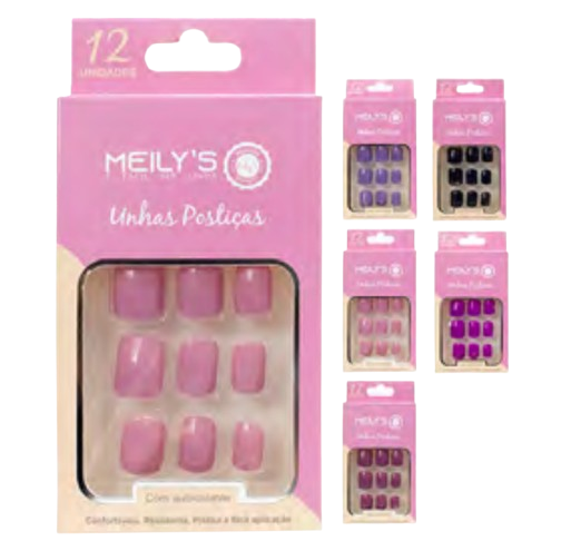 KIT DE UNHAS C/ 12 PCS - MU-400-8 / MEILY´S