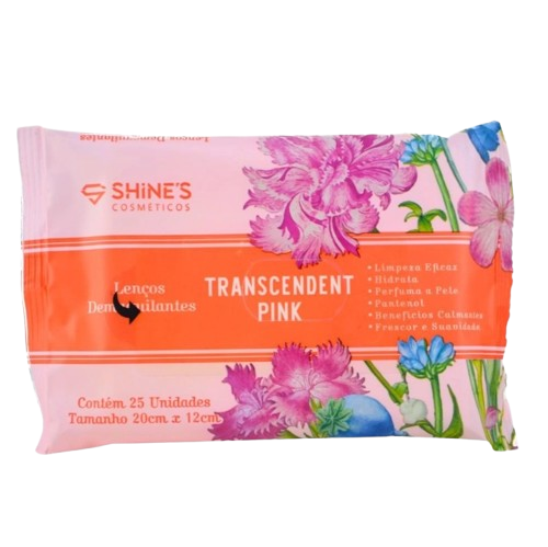 LENÇOS DEMAQULANTES - TRANSCENDENT PINK / SHINE´S