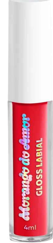 GLOSS LABIAL - MORANGO DO AMOR - COR: COBERTURA CROCANTE / DAILUS