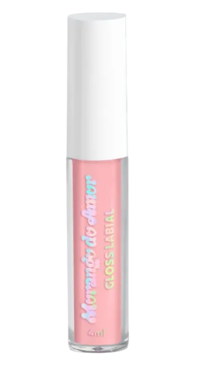 GLOSS LABIAL - MORANGO DO AMOR - COR: CALDA DE AÇÚCAR/ DAILUS