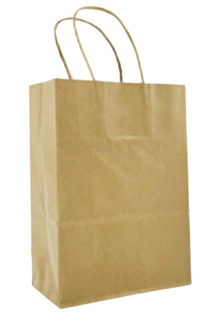 SACOLA DE PAPEL (SAC0148) M - 16 X 22 X 8 CM