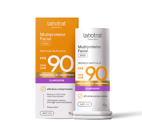 MULTIPROTETOR SOLAR STICK FPS 90 - SEM COR / LABOTRAT