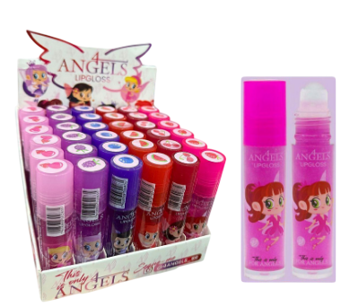 LIP GLOSS ROLL-ON COM GLITTER / 4ANGELS