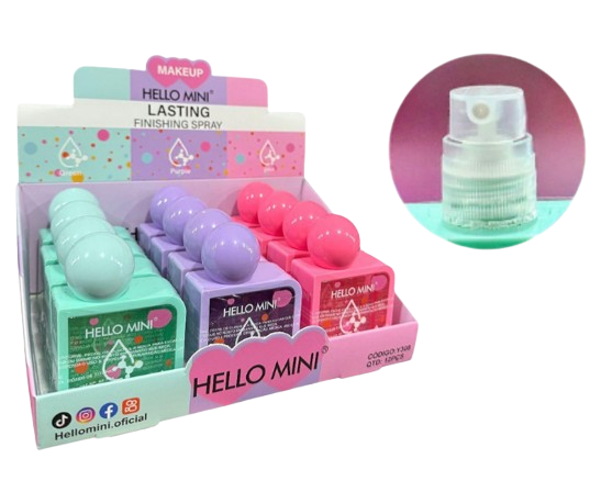 SPRAY FINALIZADOR DE MAQUIAGEM / HELLO MINI