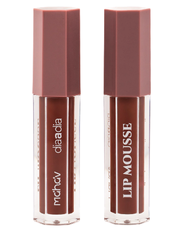 BATOM LÍQUIDO - LIP MOUSSE - BROWNIE / MAHAV