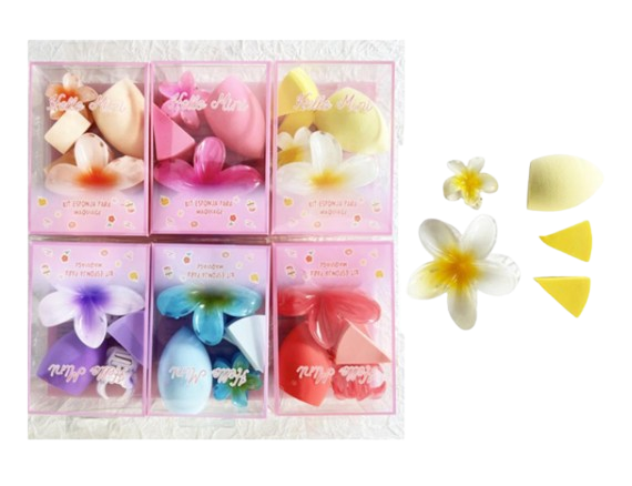 KIT ESPONJA + PRENDENDOR DE CABELO / HELLO MINI