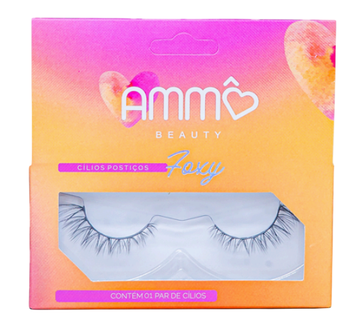CÍLIOS POSTIÇOS FOXY- AM002-F2/ AMMÔ BEAUTY