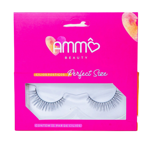 CÍLIOS POSTIÇOS PERFECT SIZE- AM0029-P2/ AMMÔ BEAUTY