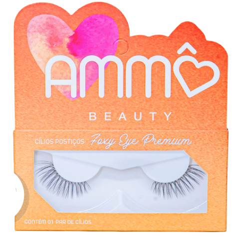 CÍLIOS POSTIÇOS FOXY EYE PREMIUM - AM0025-Y1 / AMMÔ BEAUTY