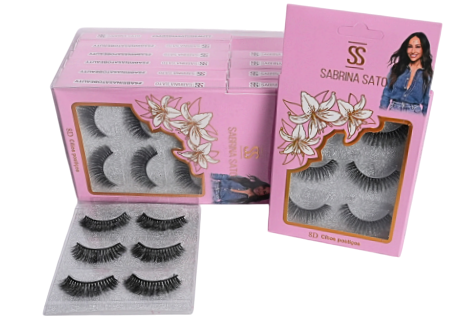 CARTELA C/ 3 PARES DE CÍLIOS POSTIÇOS - SP3113 / SABRINA SATO