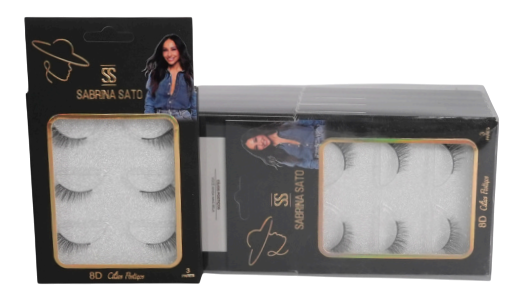 CARTELA C/ 3 PARES DE CÍLIOS POSTIÇOS - SP3228 / SABRINA SATO