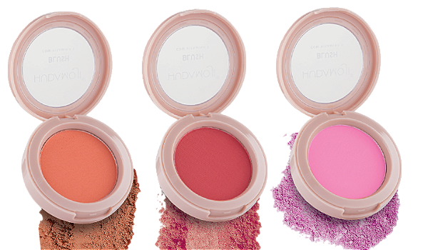BLUSH COMPACTO COM VITAMINA E / HUDAMOJI