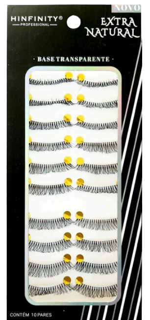 CÍLIOS POSTIÇOS C/ 10 PARES - 747L / HINFINITY