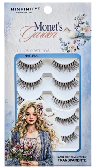 CÍLIOS POSTIÇOS C/ 5 PARES - MG009-5 / HINFINITY