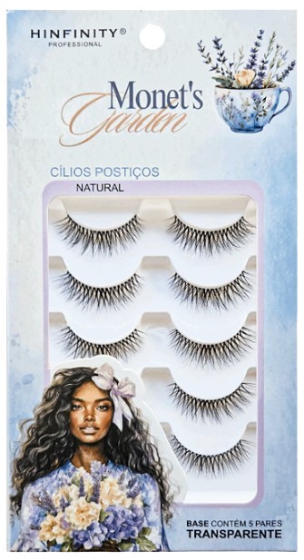 CÍLIOS POSTIÇOS C/ 5 PARES - MG011-5 / HINFINITY