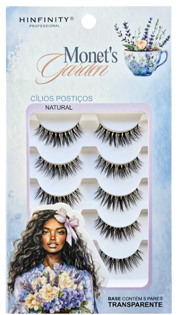 CÍLIOS POSTIÇOS C/ 5 PARES - MG006-5 / HINFINITY