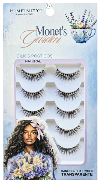 CÍLIOS POSTIÇOS C/ 5 PARES - MG004-5 / HINFINITY