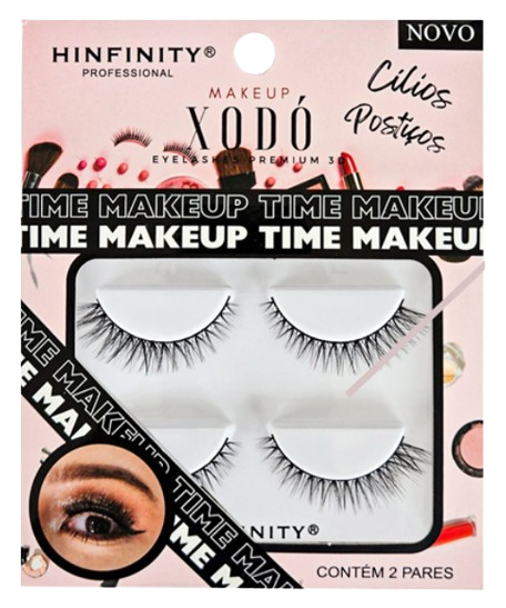 CÍLIOS POSTIÇOS C/ 2 PARES - X15-2 / HINFINITY