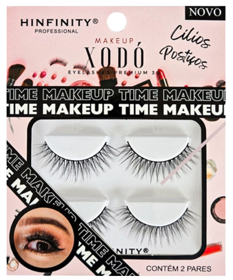 CÍLIOS POSTIÇOS C/ 2 PARES - X17-2 / HINFINITY